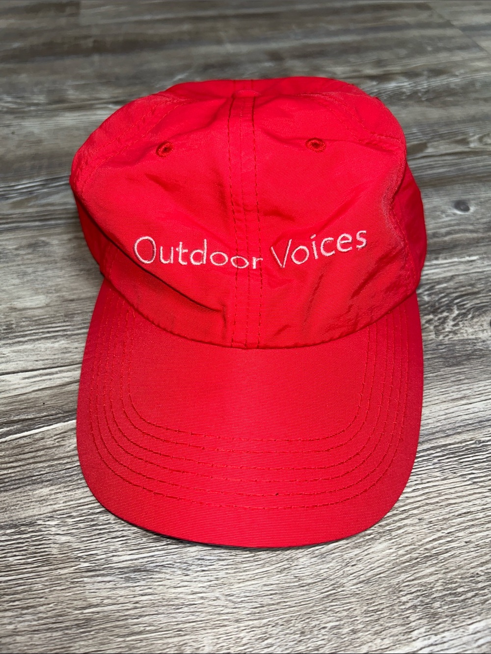 Outdoor Voices  Chicago Red Baseball Cap